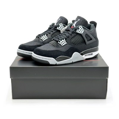 Size 8 - Air Jordan 4 Retro SE Black Canvas Men\'s Shoes Ships Now Jordan 4 Retro SE Black Canvas Men main image 4