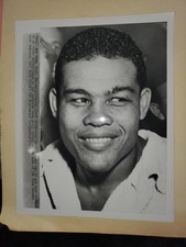 Joe Louis  1941 Black And White Press Wirephoto 7x9in Original Photograph