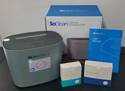 SoClean DEVICE DISINFECTOR Cleaner & Disinfector Model-SC1500 Brand New w/Filter
