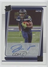 2021 Panini Clearly Donruss Rated Rookie Auto D'Wayne Eskridge #76 Auto 9su