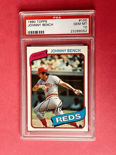 1980 Johnny Bench #100