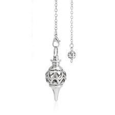 PENDULE RADIESTHESIE DIVINATOIRE EN METAL INTUITION & PROTECTION ENERGIE