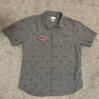 Walker Refinery Vail Ski Base SS Mens XL Shirt **ink stain* Otherwise EUC