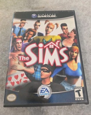 Sims (Nintendo GameCube, 2003) MISSING MANUAL BLACK LABEL