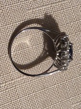 Bague Ancienne En Argent Taille 54 - Occasion, Couleur Argenté