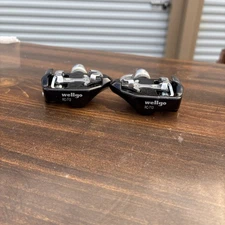Wellgo Bicycle Pair Black RC-713 Clipless Pedal Set 9/16" Road Bike