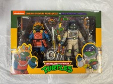 NECA TMNT SAMURAI ADVENTURE MICHELANGELO AND SPACE DONATELLO  FIGURES SEALED