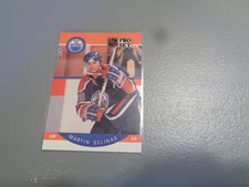 1990-91 Pro Set Hockey Card Martin Gelinas Edmonton Oilers #83