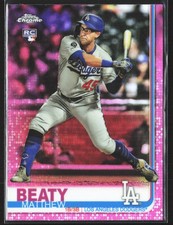 2019 Topps Chrome Update #34 Matthew Beaty Pink Refractor