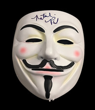 NATALIE PORTMAN SIGNED AUTOGRAPH MASK V FOR VENDETTA BECKETT BAS COA G