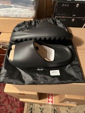 YS-01 Yeezy Slides Black Size 10