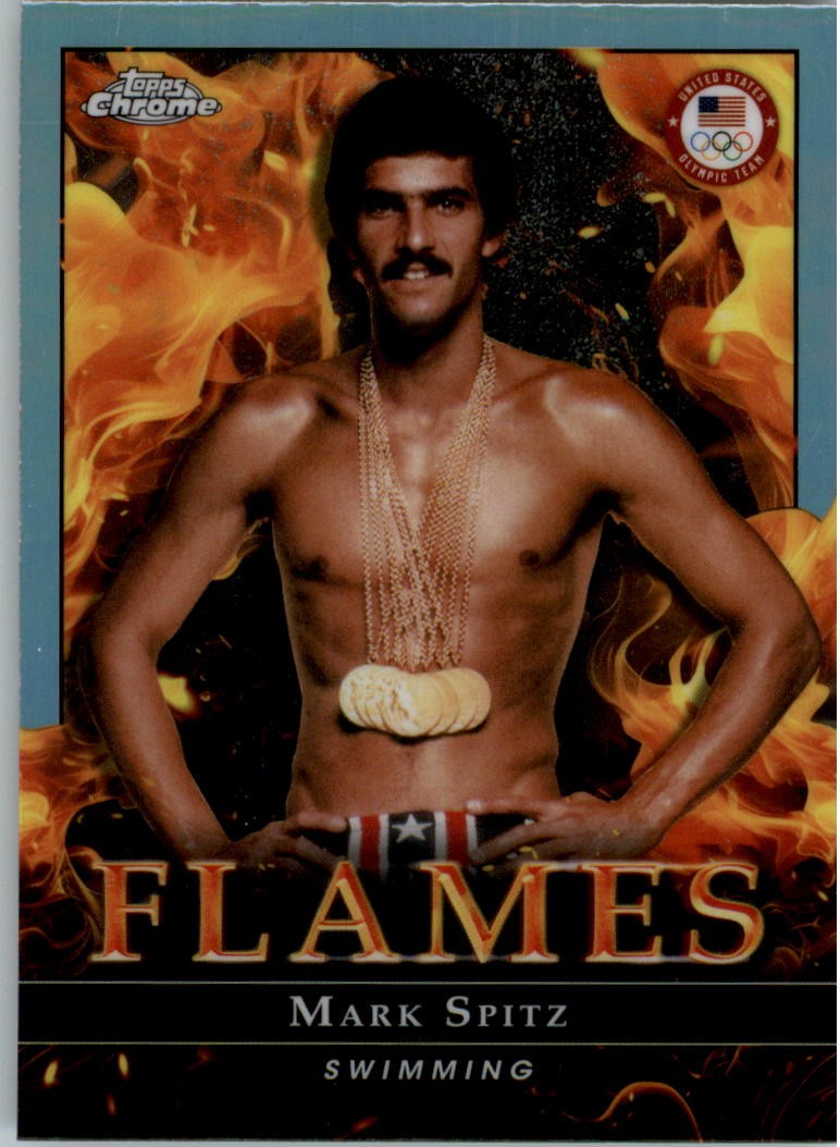 2024 Topps Chrome U.S. Olympic and Paralympic Hopefuls Flames #F5 Mark Spitz