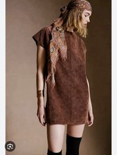 Free People Sawyer Mini Dress - Brown - Size Small