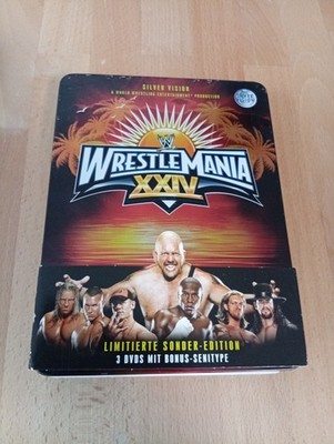 WWE - WrestleMania 24 -Limited Sonderedition- Tinbox (2010) - 3 DVDs mit Bonus