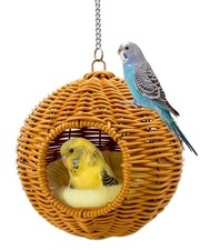 Jevnd Chewproof Steel Frame Bird Nest, Washable Small Bird Bed Hammock for