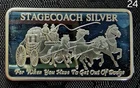 STAGECOACH SILVER ONE TROY OUNCE.999 SILVER BAR