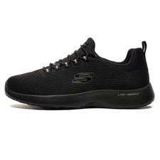 Skechers Dynamight Memory Foam Mens Trainers Casual Fitness Gym Sneakers Black