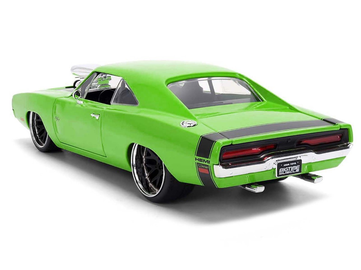 JADA ENGINE BLOWER 1970 DODGE CHARGER R/T 1/24 DIECAST BRIGHT