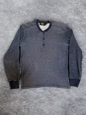 新作入荷，品質保証】 【名作】 RRL Henleyneck Thermal Shirt 【S