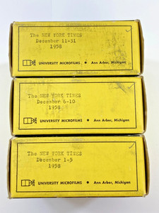 December 1958 ~ The Complete Month Of The New York Times On Microfilm