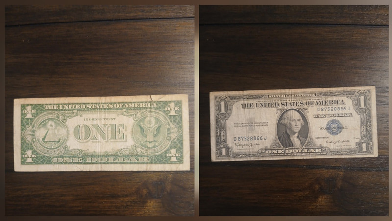 US 1935 H Blueseal One Dollar Bill