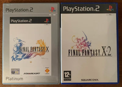 Playstation 2 Final Fantasy X & Final Fantasy X-2 PS2, with Booklets UK PAL - Image 1 of 3