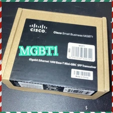 MGBT1 New Cisco Gigabit Ethernet 1000 Base-T Mini-GBIC SFP Transceiver