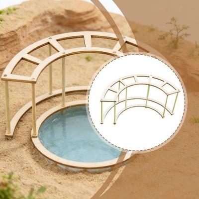 Pavilion Corridor Model Model Roadside DIY Assembly DIY Sand Table Ornament