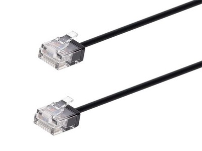 Monoprice Cat6 Ethernet Patch Cable - 1 Feet - Black | Stranded, 550MHz, UTP