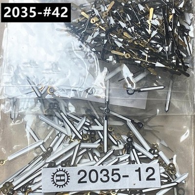 12mm Silberne Zeiger Uhrensets 100 Stück für Miyota 2035 Quarzuhrwerk