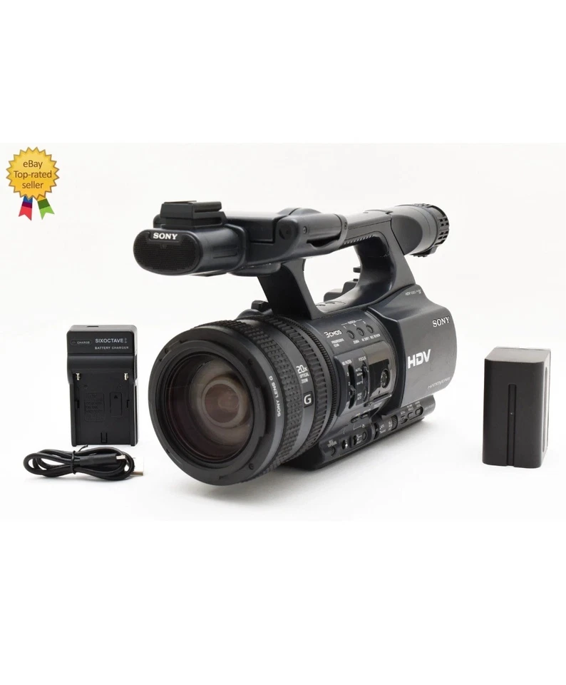 Sony HDR-FX1000 NTSC 3CMOS HDV Mini-DV Video Camcorder - Image 4 of 4