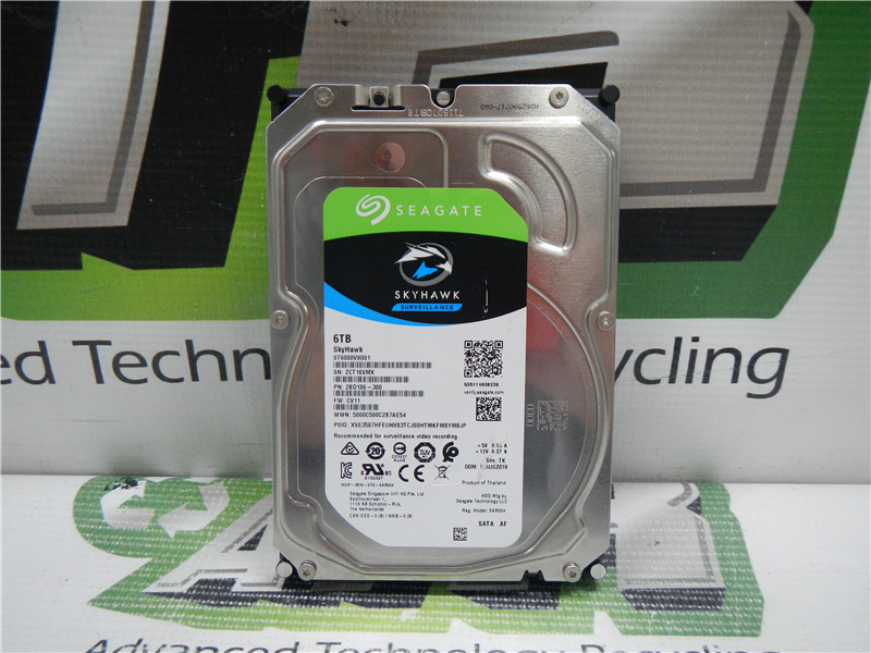 Seagate SkyHawk ST6000VX001 6TB SATA 3.5 Inch Surveillance Hard Drive