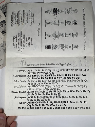 Vintage Super Mario Bros Print World IBM PC Disketten Software UNGETESTET - Bild 6 von 9