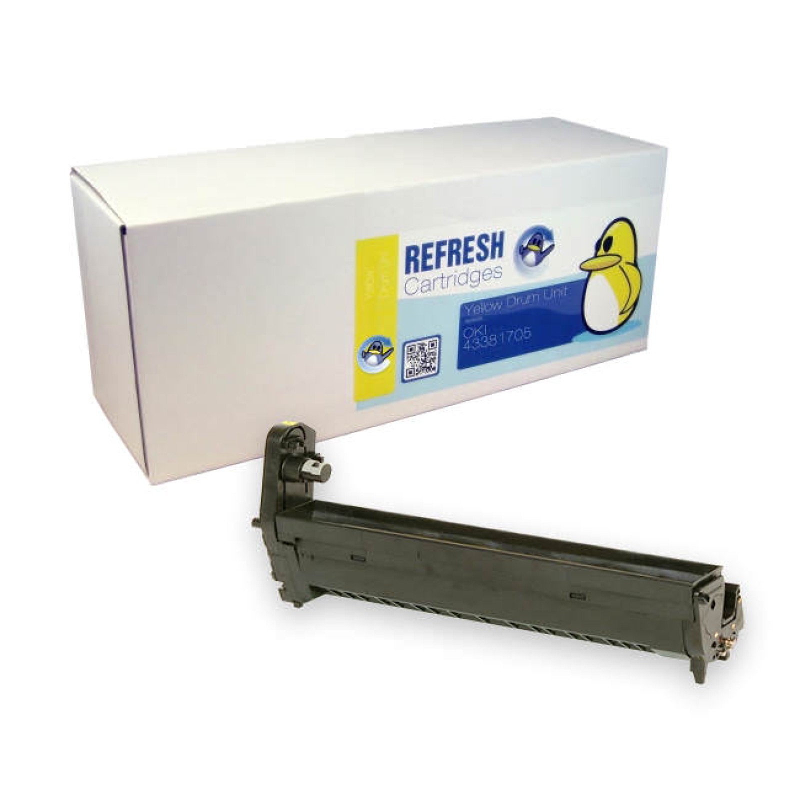 Refresh Cartridges Yellow Drum 43381705 Compatible With Oki Printers