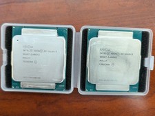 Lot of 2 Intel Xeon E5-2620 v3 2.4GHz 20MB/ 8GT/s SR207 Socket LGA2011-3 CPU