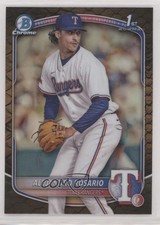2025 Bowman Chrome Prospects Reptilian Refractor Alejandro Rosario #BCP-125 15s3