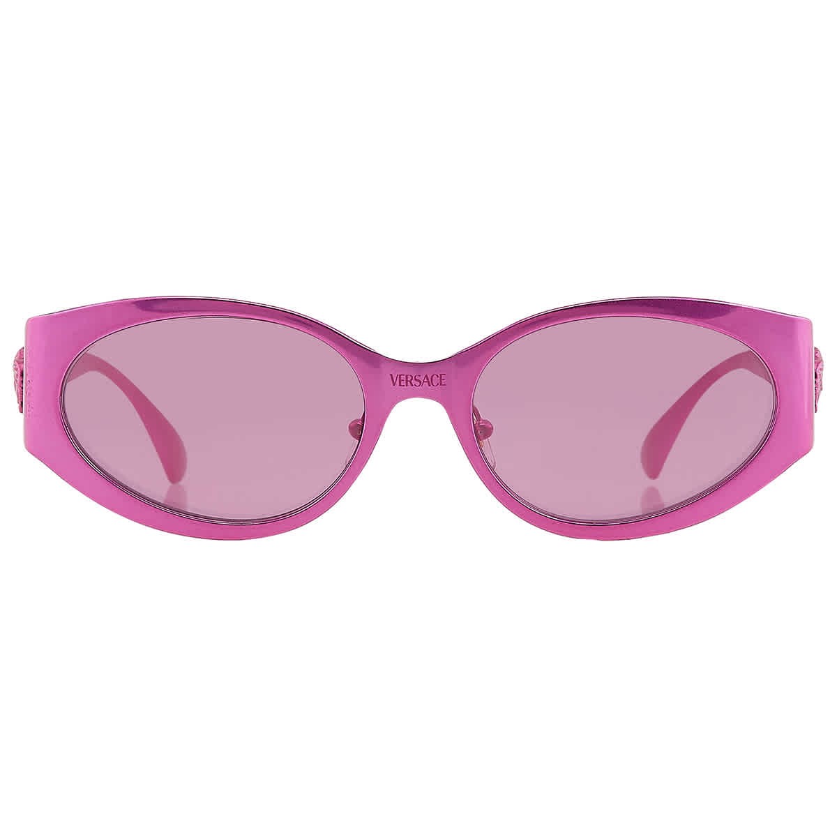 Versace Violet Mirror Silver Oval Ladies Sunglasses VE2263 1503AK 56 thumbnail 2