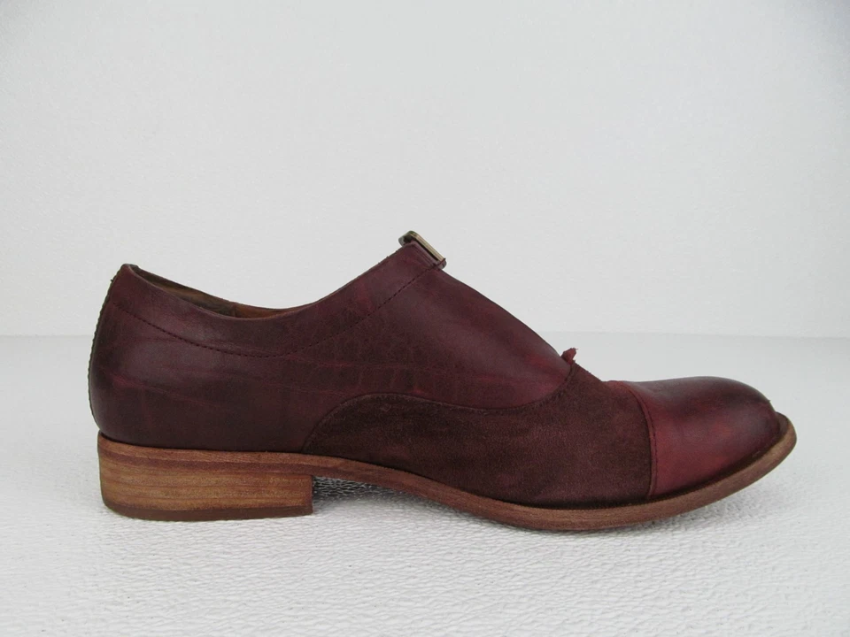 Kork-Ease Niseda Oxfords Burgundy Leather Women's Size 10 M - Image 4 of 4