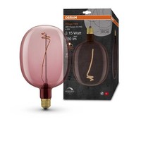 Osram LED Filament Ballon 4,5W = 15W E27 Pink 220Lm Extra Warmweiß 1600K Dimmbar