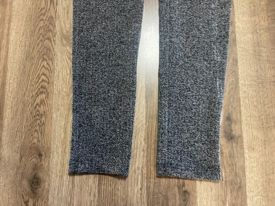 Pantalones Chaps, Mujer Talla Pequeña, Negro, Blanco, Pull On, Cintura Elástica, Leggings Foto 3 de 4