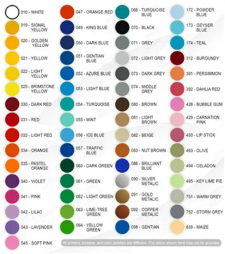Oracal 651 OR 631 Vinyl (Craft hobby/cutter), 10 Rolls@ 12" X 24" Each - Picture 2 of 14
