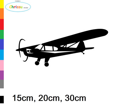 Flugzeug Aufkleber Cessna Auto und Wandtattoo Pilot Motor Flieger Sticker  151/1