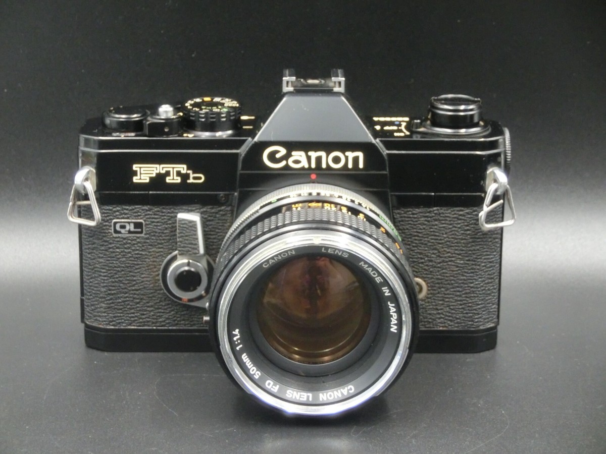 フィルムカメラ Canon FTb QL black & Canon FD50mm F1.4 フィルムカメラ Canon FTb QL black & Canon FD50mm F1.4 Canon