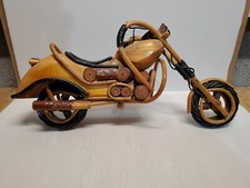 Handcrafted Diastole Rustic Wood Motorcycle P...