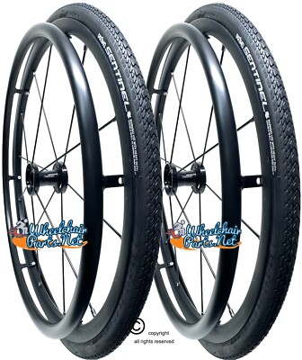 Set of 24'' Cyclone 12 Spoke Wheel Assembly With Tire Options