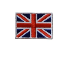 #5140 British Union Flag UK Flag Embroidery Iron On Patch-Small 1 3/4"