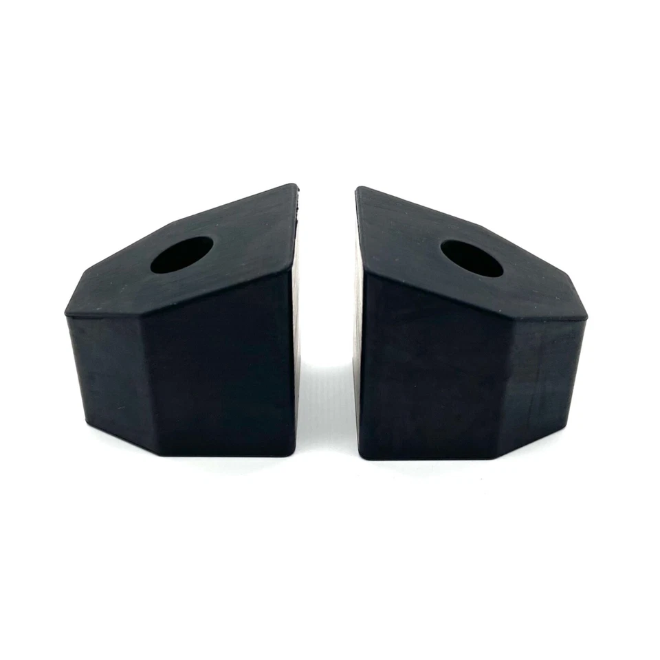 Se adapta a Jeep Wrangler YJ 87-95 parrilla de goma para marco cojines parachoques de esquina Foto 3 de 4