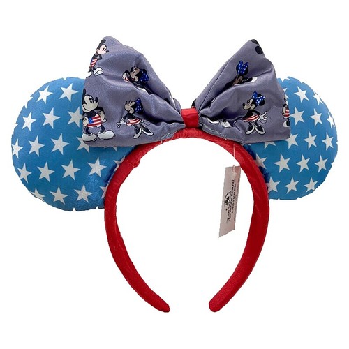 Piper K Stars Stripes Flags Jeweled Blue Knotted Headband  display picture 3