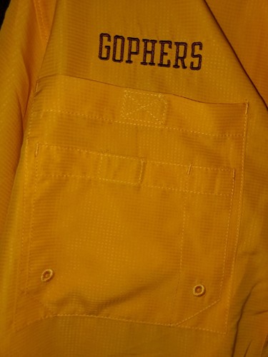 Minnesota Gophers Button Down Size Large By Proedge Apparel Nwt - Picture 3 of 6