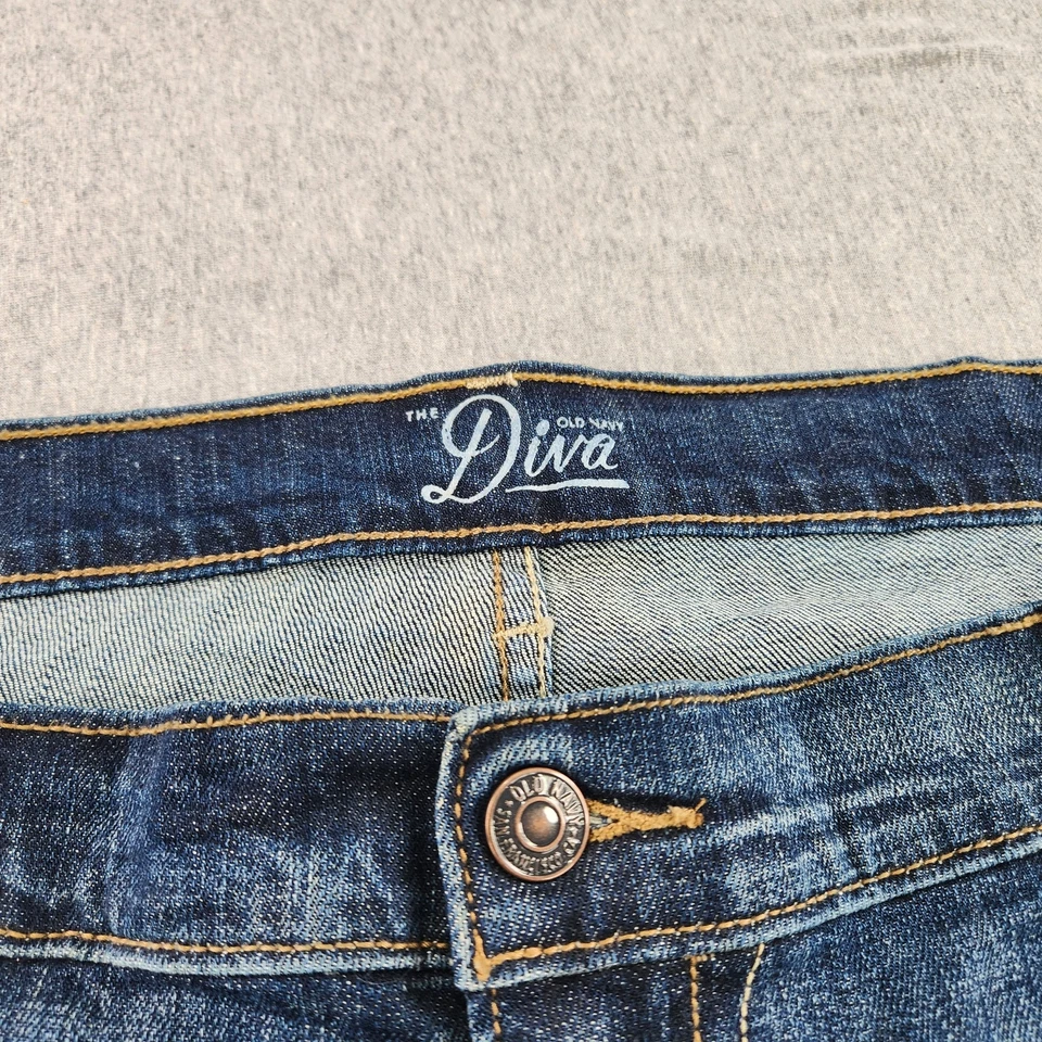 Diva Jeans Women's Size 18 Blue Dark Wash High Quality Nice  - Image 3 of 4